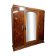 Art Deco period wardrobe in magnifying glass circa circa 1925-1930