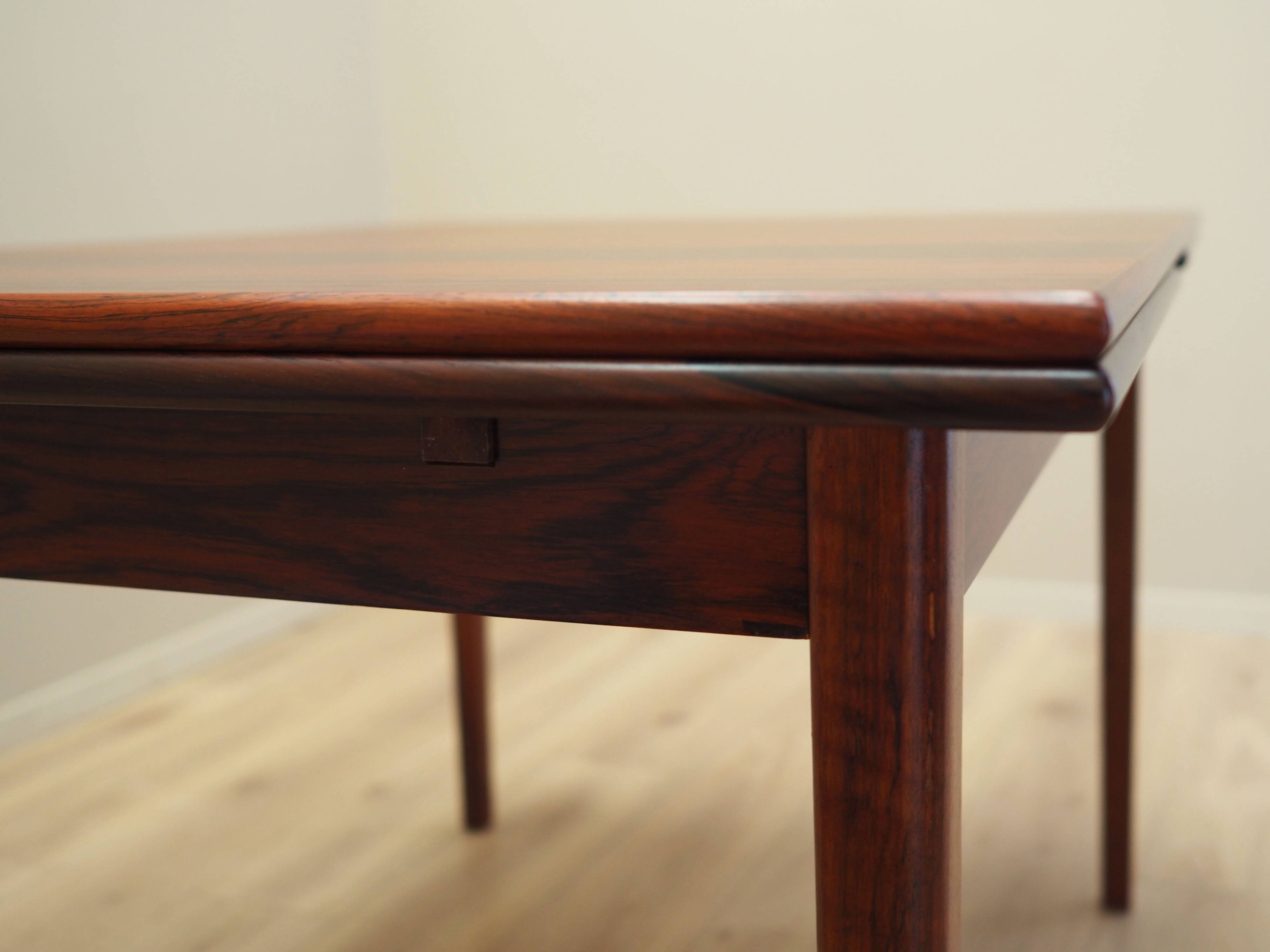 Rosewood table, Danish design, 1970s, production: Denmark