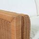 Luxurious Italian Gasparucci Reed White Lounge Greenhouse Sofa. Italy, 1980