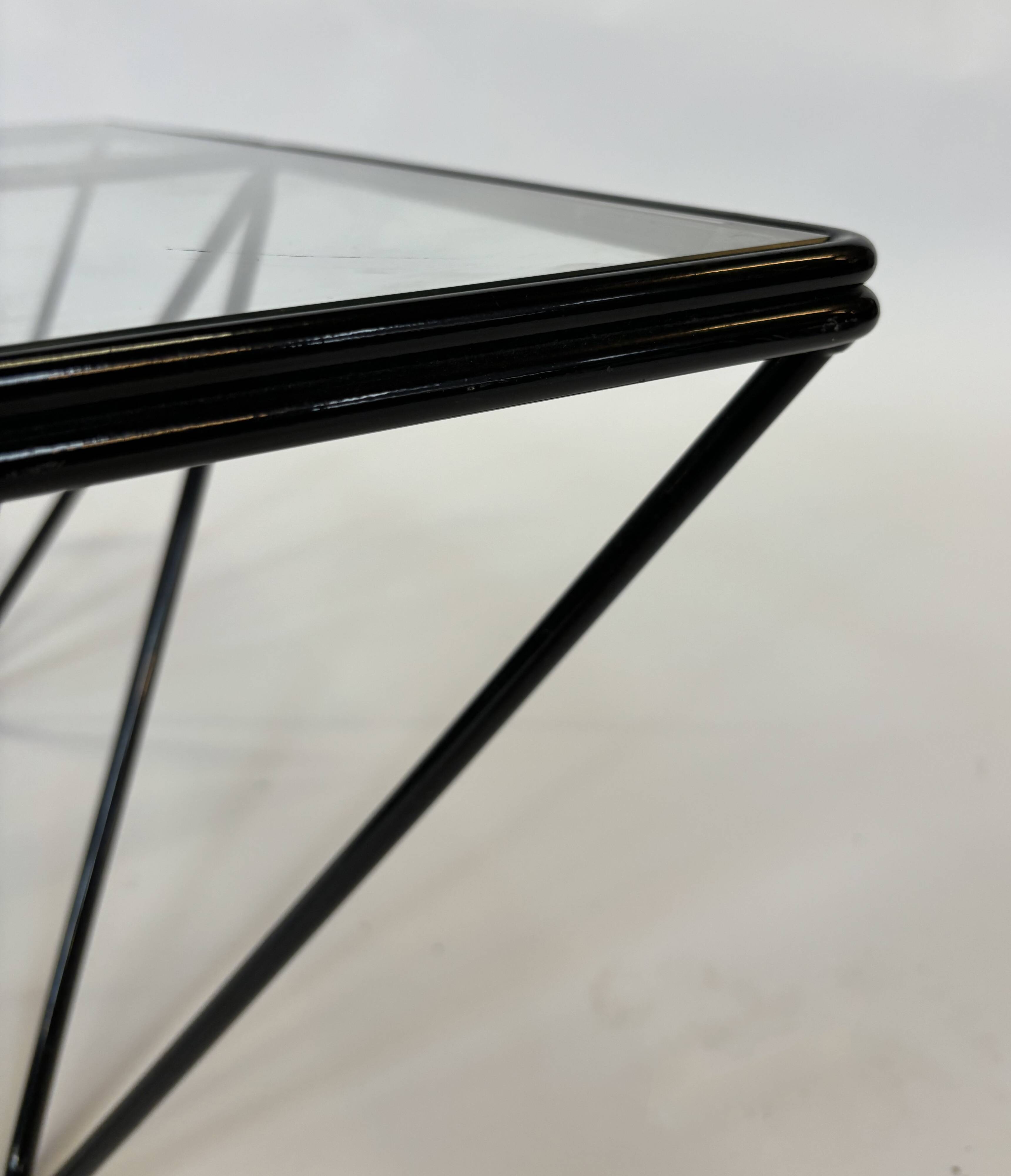 Vintage coffee table steel wire coffee table minimalist design