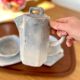 Vintage ceramic coffee service Idlas "felucca"