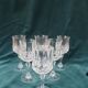 6 verres à vin cristal d'Arques