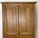 Parisian raw wood wardrobe