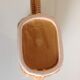 Rectangular ochre pitcher imitation wicker / vintage 60s-70s