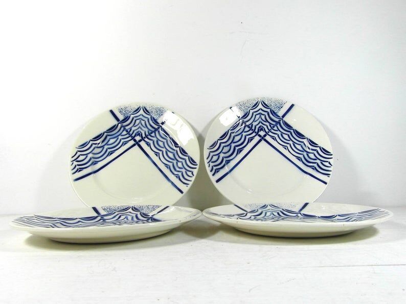 4 Old plates of Badonviller "orival"