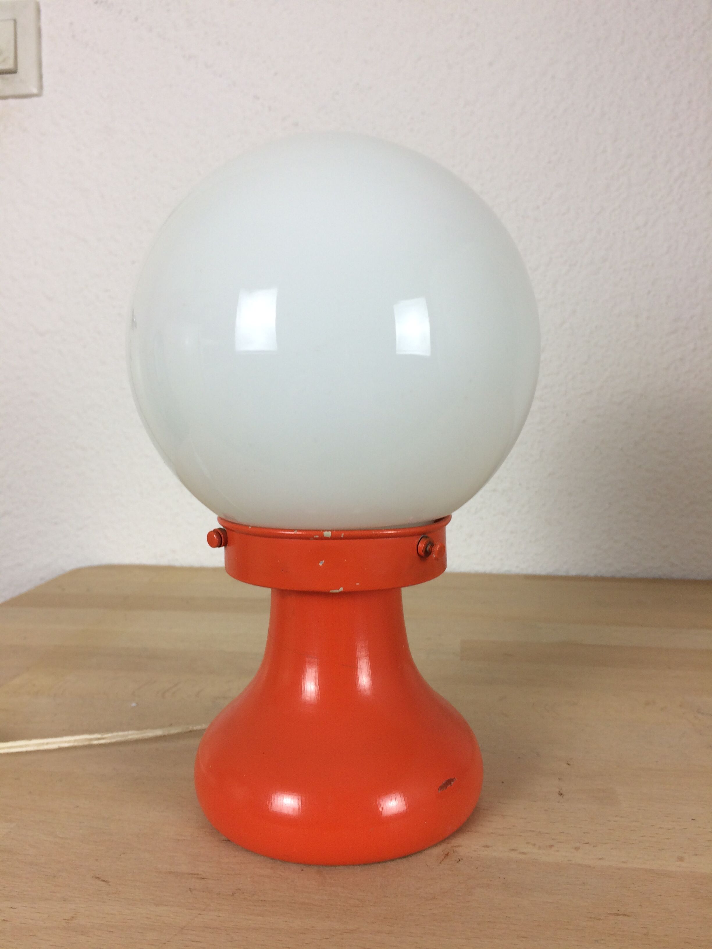 70's space age globe lamp
