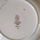 Lot de 3 assiettes creuses Digoin & Sarreguemines, oiseau de paradis