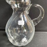 Old crystal pitcher cut