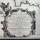 Old aluminium printing plate Brittany map