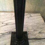 BLACK LAQUEE STRIEE COLUMN LAMP