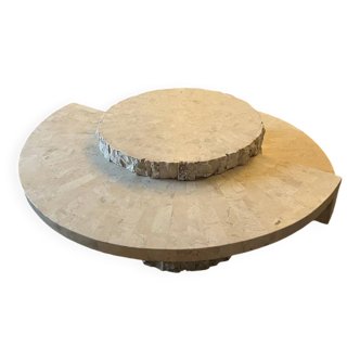 Magnussen Ponte travertine coffee table