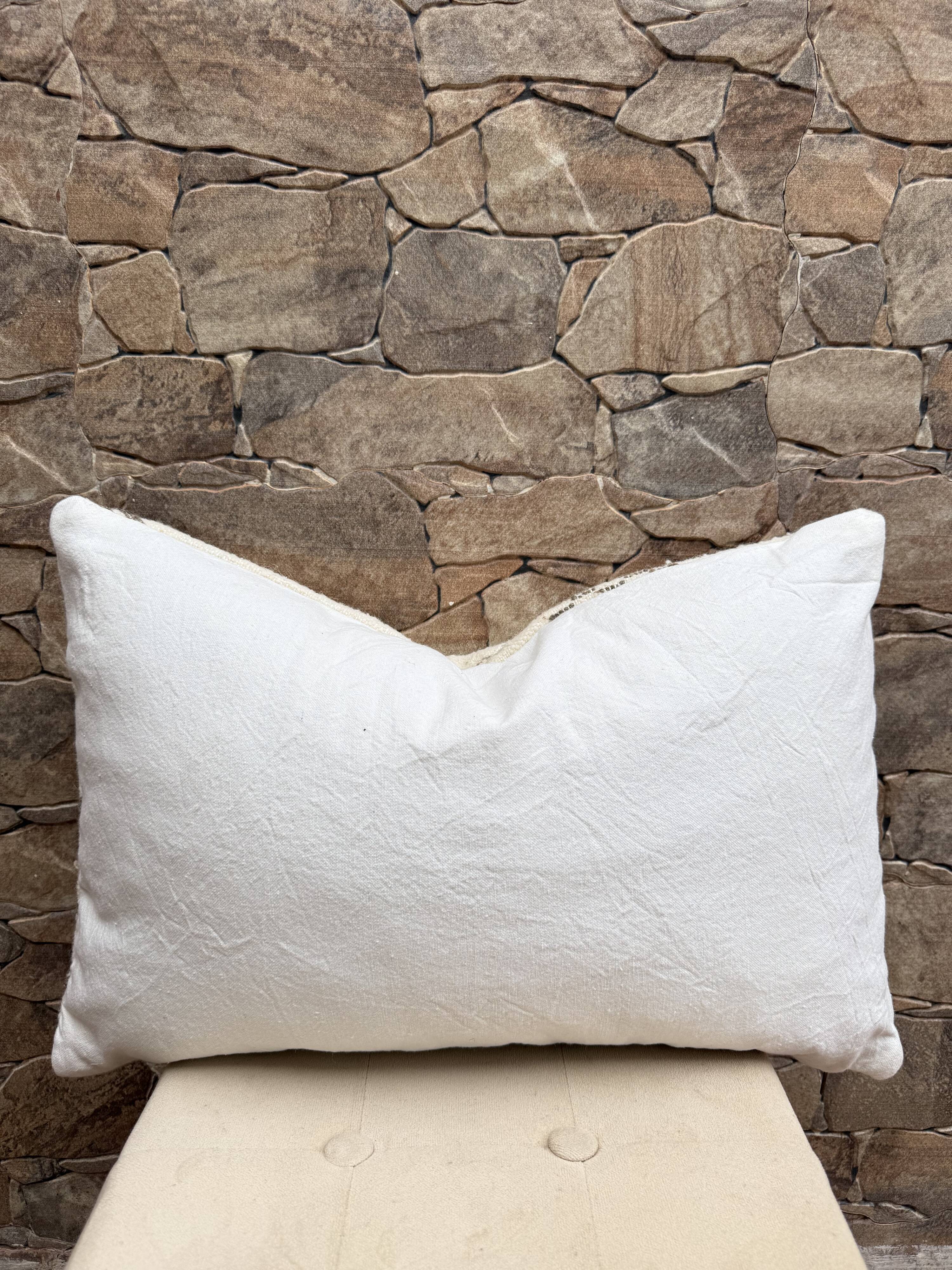 Taie d'oreiller marocaine, housse de coussin berbère,