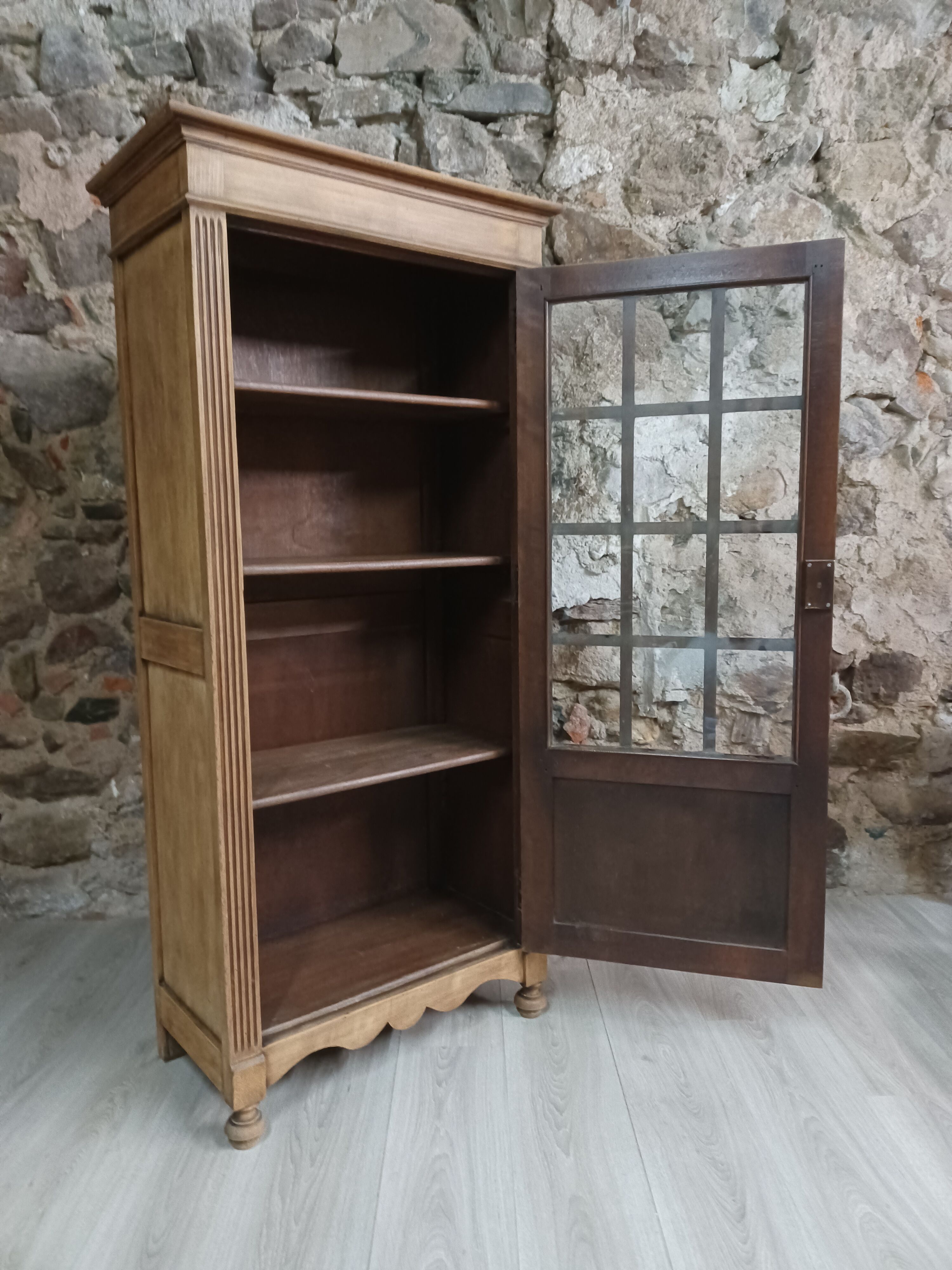 Glass-glazed Parisian wardrobe
