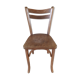 Baumann bistro chair No.19, medium oak, vintage, 50s