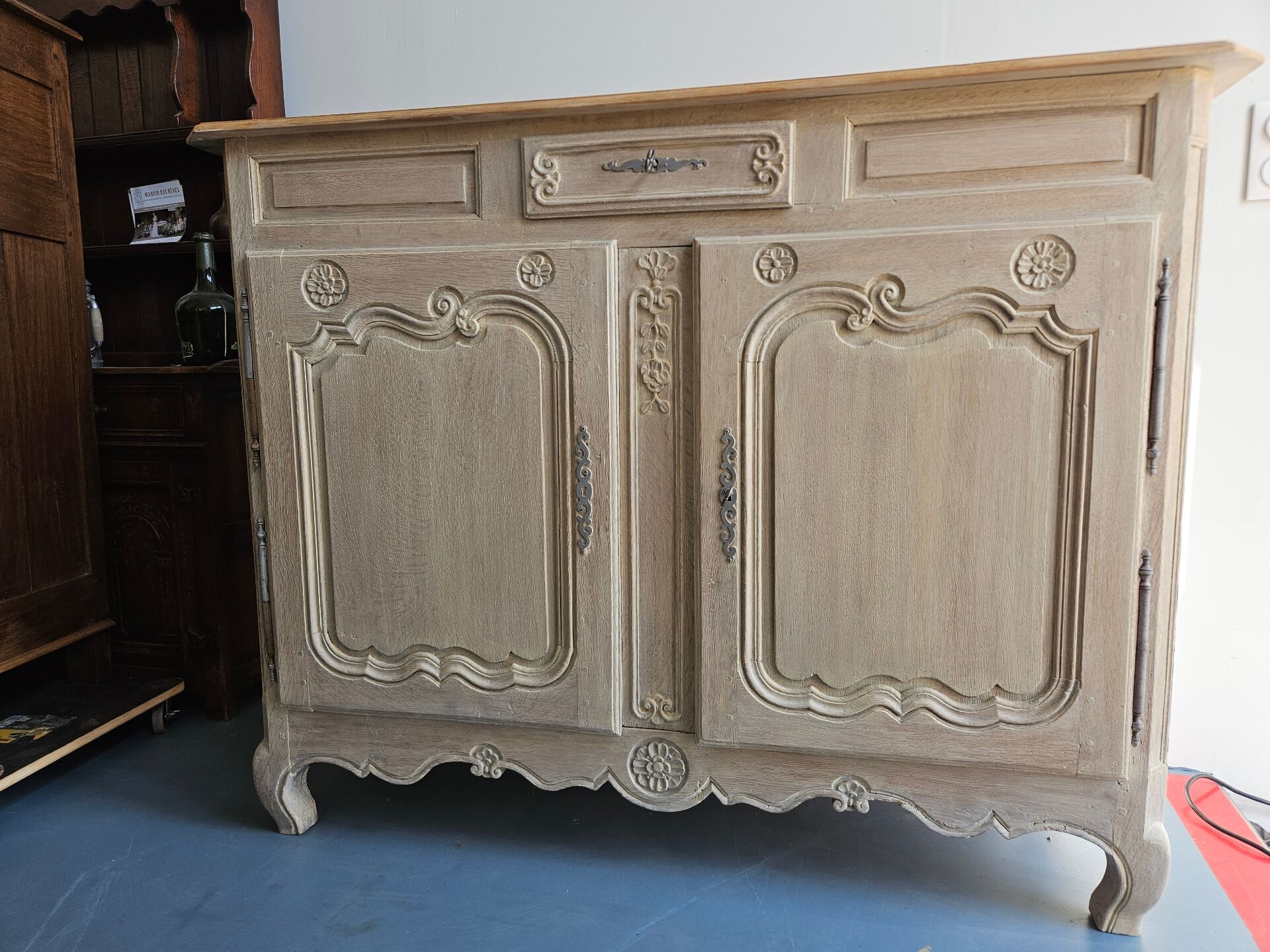 Restored wooden buffet