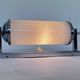 Large Bauhaus Wall Sconce in Chrome and Opaline Glass, 1930s – Czechoslovakia, Marked