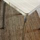 Tabouret formica blanc gris vintage