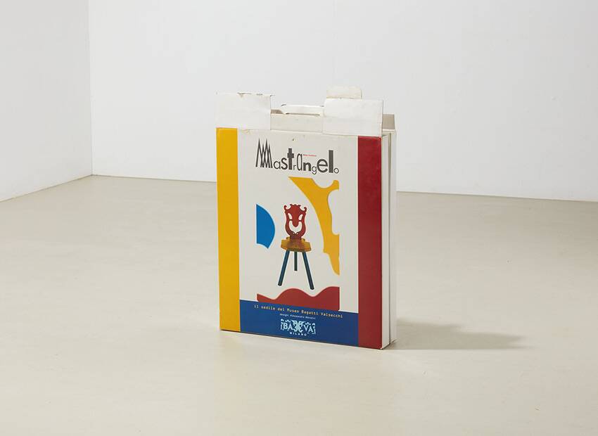 Very rare Museum Chair by Alessandro Mendini for Osvaldo Mastrangelo Italy