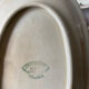 Dessert plates and serving dish, K&G Luneville, parakeet model.