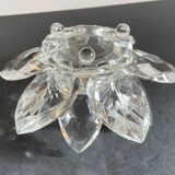 Crystal Flower Paperweight Sculpture