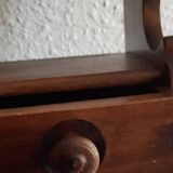 Wooden wall shelf