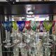 12 coloured cups / glasses Saint-Louis model Chantilly