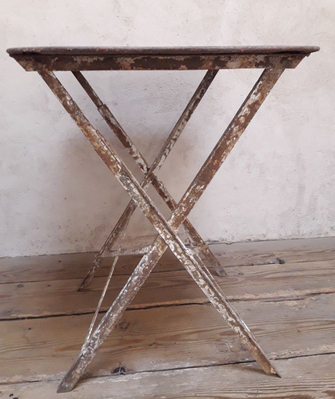 Iron garden table