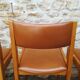 Chaises Maison Regain  en orme et cuir