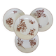 4 flat plates from Sarreguemines model Danish 210401