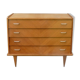 Commode vintage pieds fuselés 1970