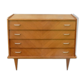 Commode vintage pieds fuselés 1970
