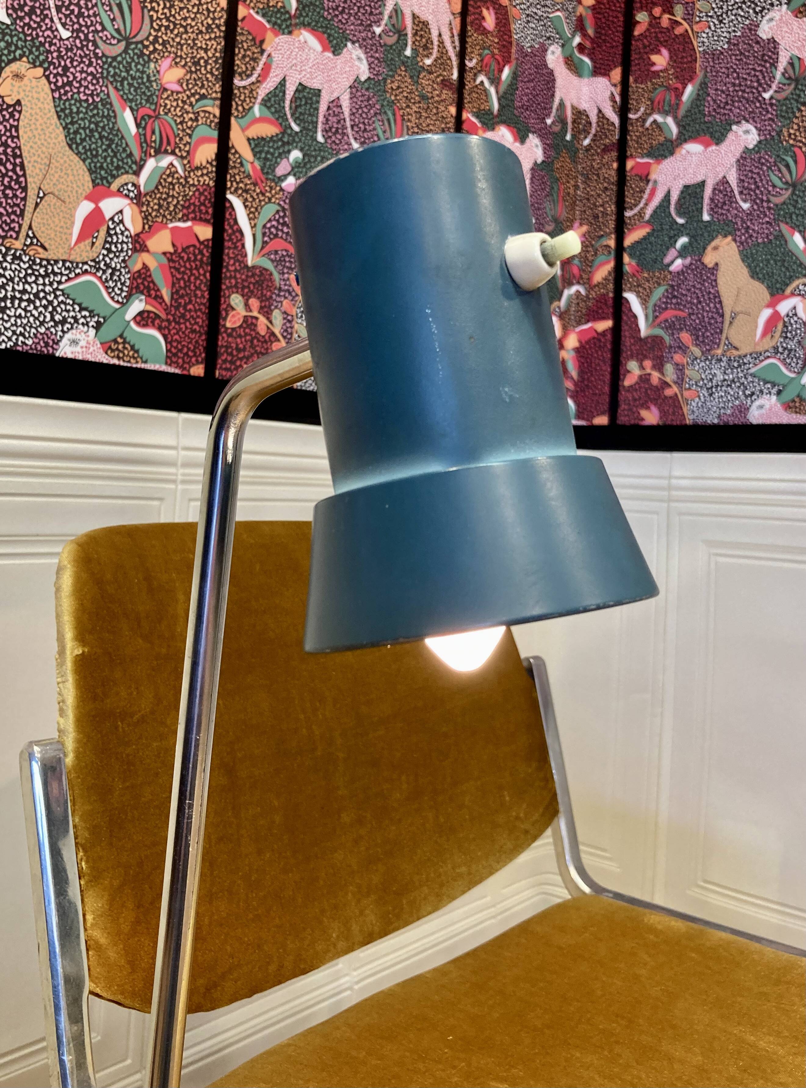 Grande lampe industrielle modulable 1950.