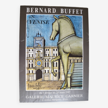 Bernard Buffet Venice Poster 1987 Galerie Maurice Garnier