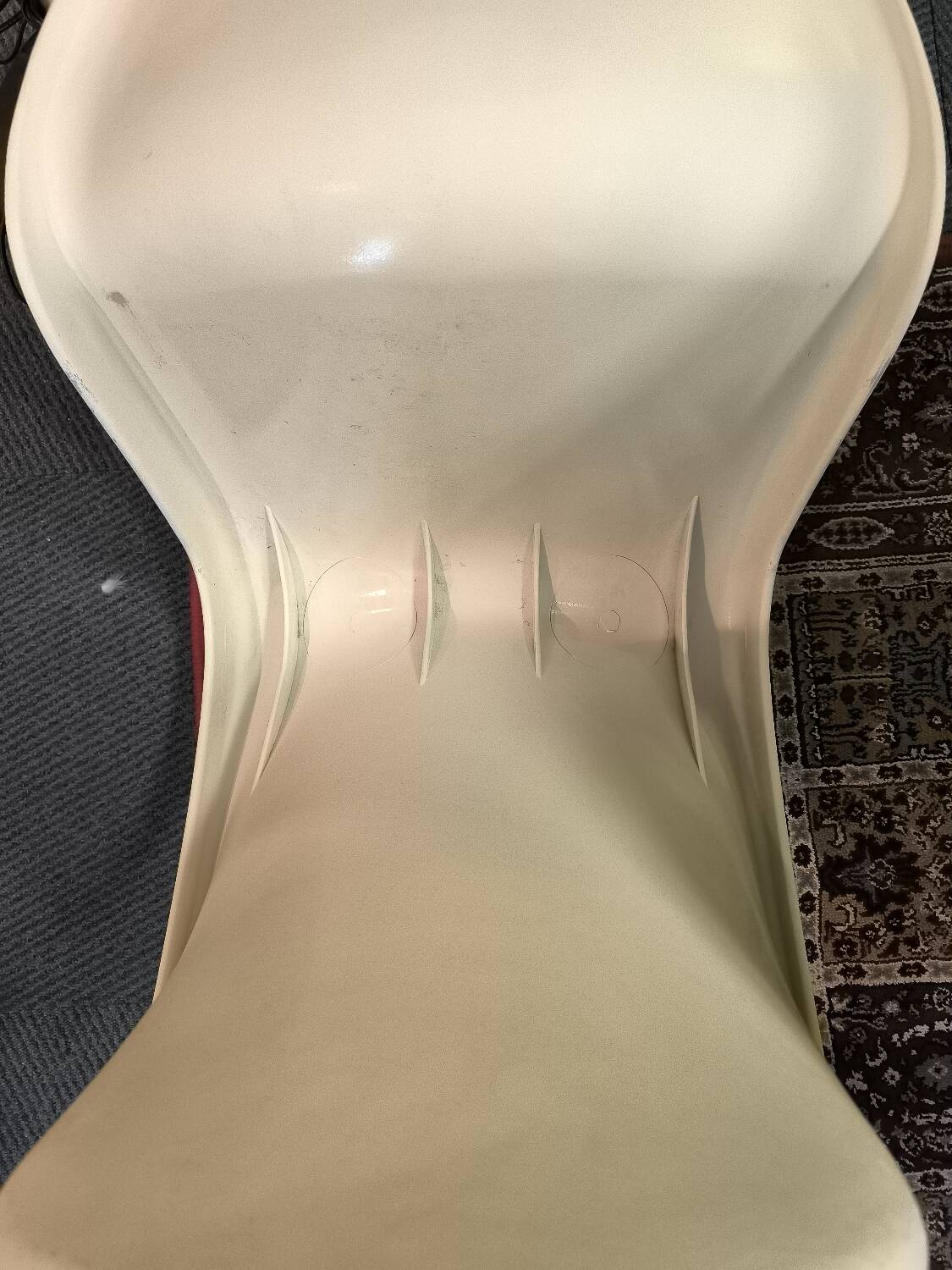 4 chaises en fibre type S-chair circa 1990