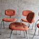 Set 5 chaises steelcase strafor
