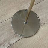 Vintage Brass Floor Lamp Bubble Height-adjustable Spotlight from IKEA 1970s