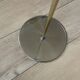 Vintage Brass Floor Lamp Bubble Height-adjustable Spotlight from IKEA 1970s