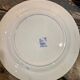 Lot 3 plates Boch La Louvière model Blue Garland