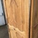 Antique Louis XV bonnetière, fruitwood, restored – 1 door, 3 shelves