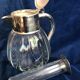 Large pitcher decanter with an ice cooler tube