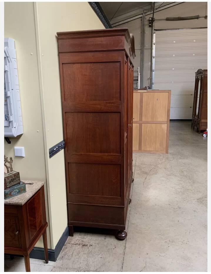 Antique Art Nouveau wardrobe