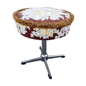 Vintage fabric stool