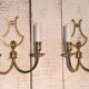 Paire appliques en Laiton