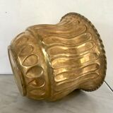 Vintage brass pot cover