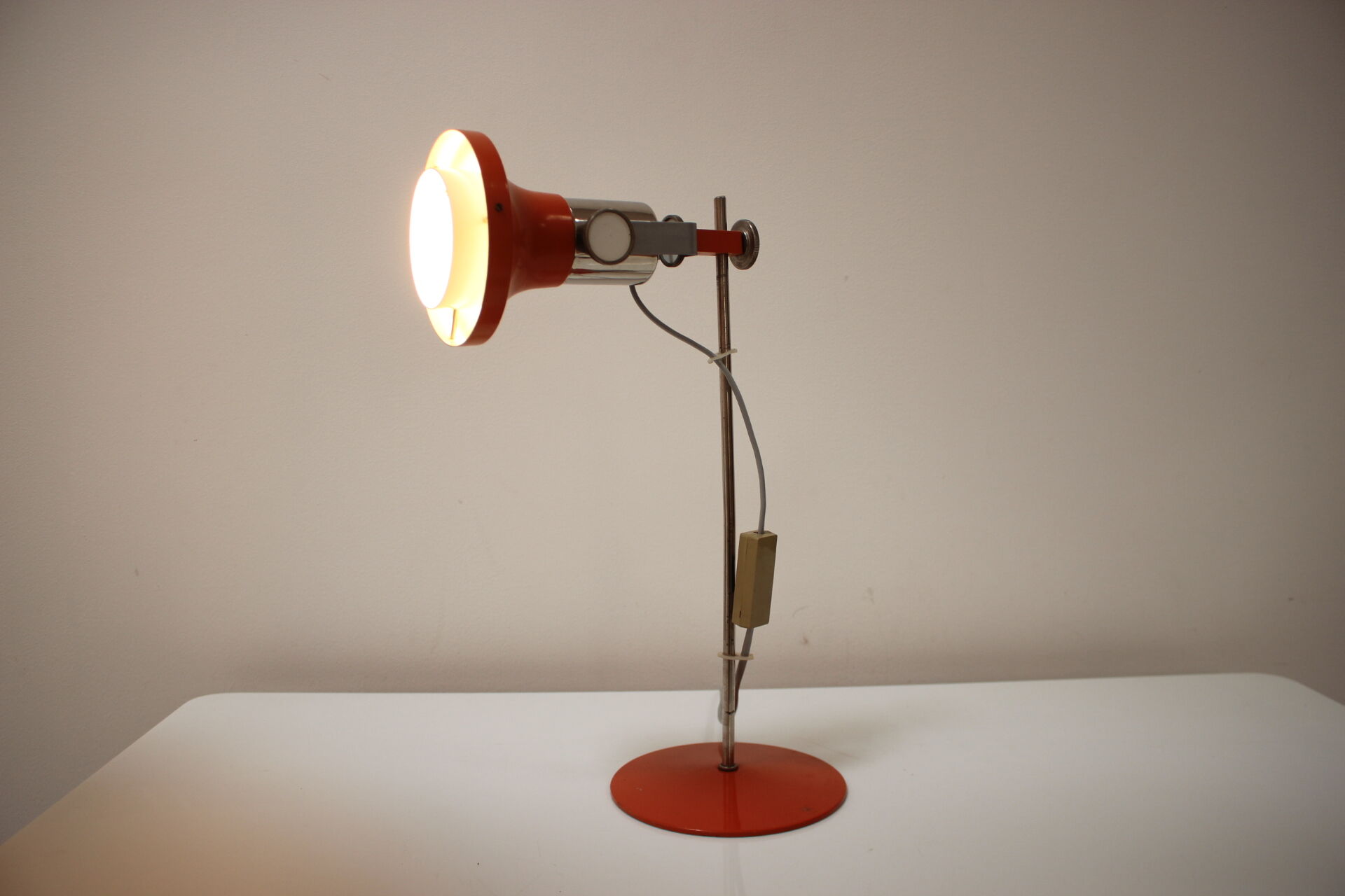 Vintage Table Lamp by Pavel Grus for Kamenický Šenov, Czechoslovakia, 1960's