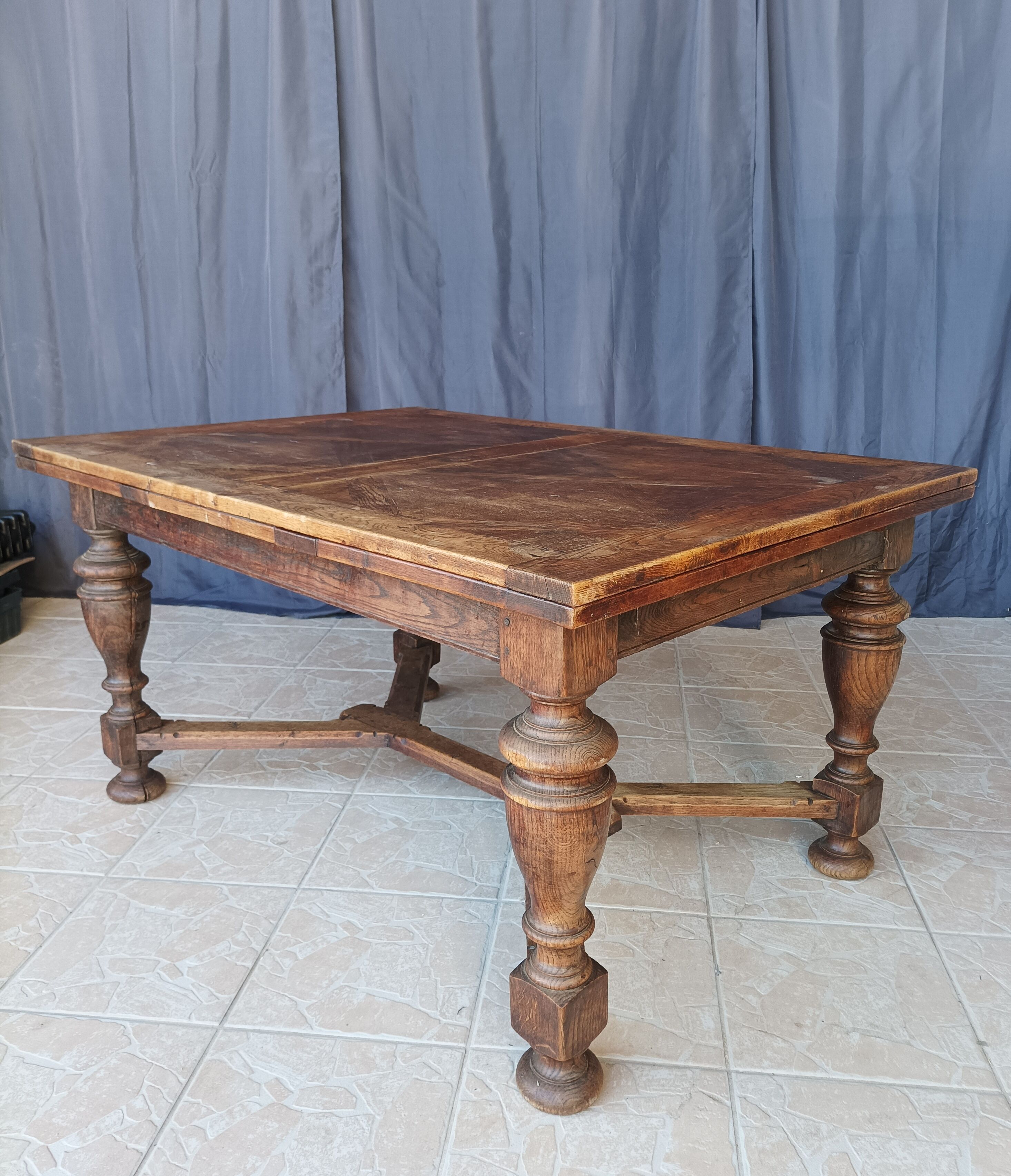 Rustic table XIXth in oak