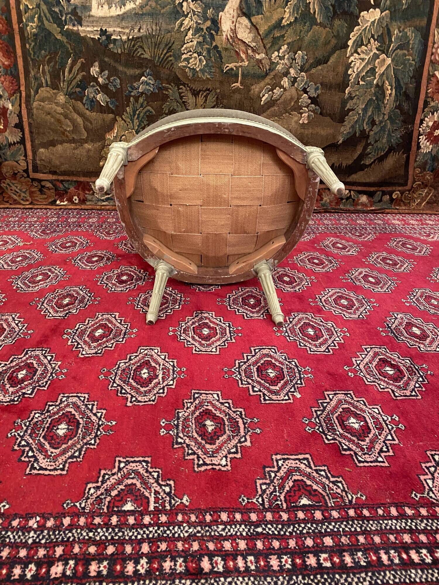 Louis XVI-era armchair Stamp Nicolas Denis Delaisement 18th century