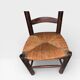 Antique wooden and straw chair – Country / Rustic style