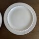 Set of 8 Festons flat plates by Pierre Motton for Gien 1970