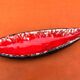 1960s large fruit bowl/centrepiece "Pirogue" Vallauris style